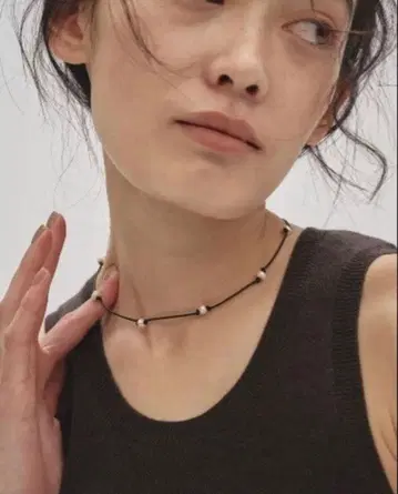 TODAYFUL 코드 펄 초커 블랙