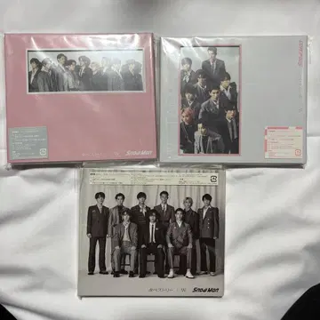 Snow Man 태피스트리 W CD 3형태 세트