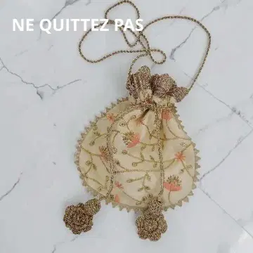 파산도바이 누키테파 복조리 숄더백 경량 천 에스닉