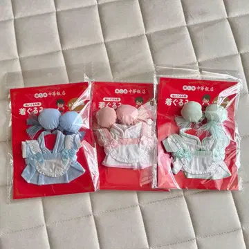 봉제 인형용 의류 차이나 메이드 3색 세트
