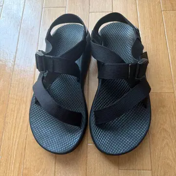 [새상품급] Chaco 차코 남성용 블랙 샌들 27cm 비브람 밑창