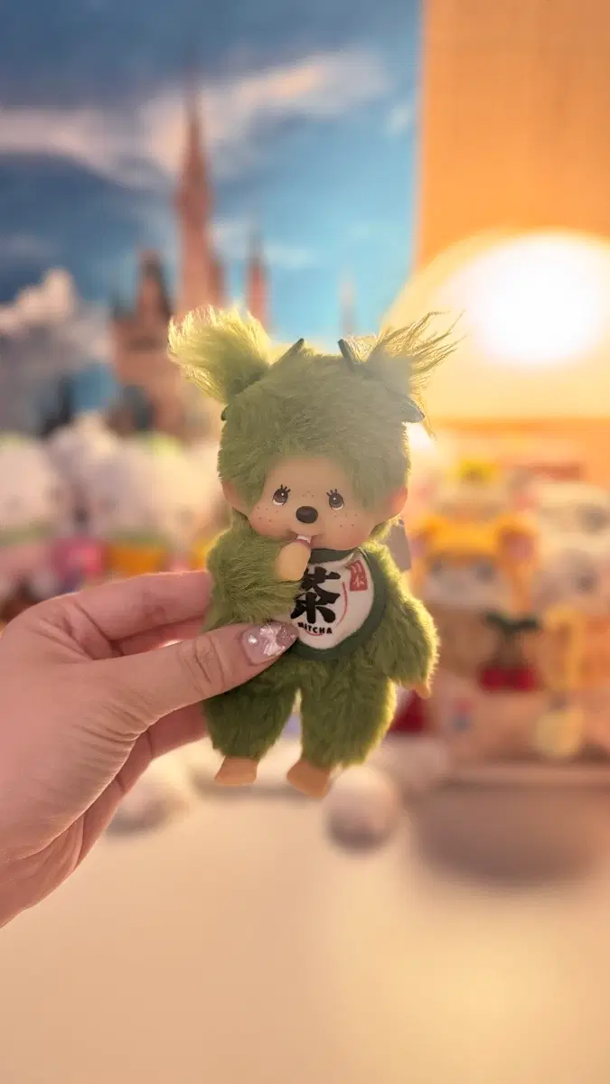 말차,사쿠라 몬치치 인형키링