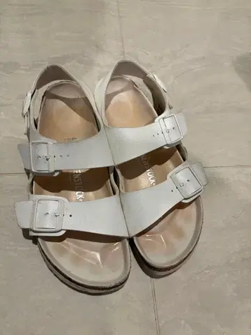 BIRKENSTOCK 샌들 화이트 42 사이즈 [ 오샤레 ]