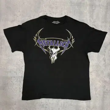 metallica 메탈리카 티셔츠 밴드 티셔츠 블랙