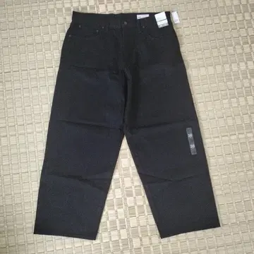 GAP 슈퍼 배기 데님 블랙 W36L32