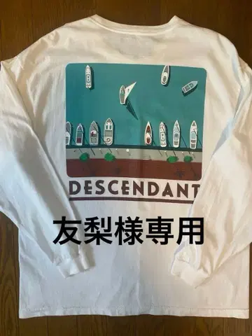 [ DESCENDANT ] 긴팔 티셔츠 화이트 사이즈 2