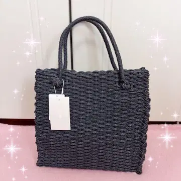 KIKO 스퀘어 바스켓 백 블랙 새상품
