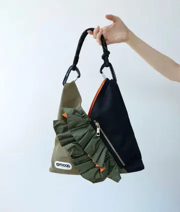 RISLEY x OUTDOOR PRODUCTS 바이컬러 트라이앵글 프릴