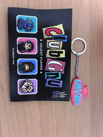 King Gnu Club Gnu 키링 핀즈 세트