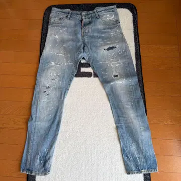 DSQUARED2 PUNK 데미지 가공 데님 팬츠 46