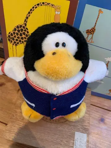 마스코위츠 펭귄 봉제 인형 바시티 자켓