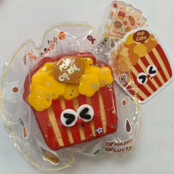 [ 미사용 새상품 ] 이토미 플리즈 팝콘 스퀴즈 orange&co