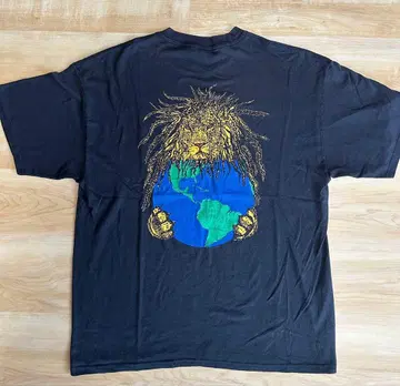 90s PORT AND COMPANY 라이온 아스 L 블랙