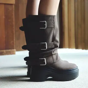 [ THE TOE ] Schaafen Belt Boots
