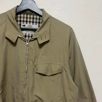 [80s] Aquascutum 스윙탑 블루종 베이지