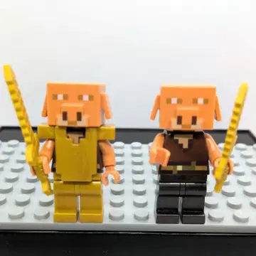 LEGO 미니 피규어 마인크래프트 피글린 2체 세트