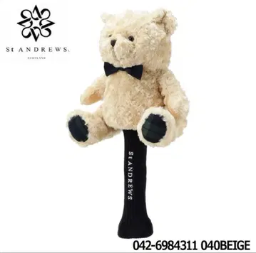 St ANDREWS 베어 드라이버용 골프헤드커버 040BEIGE
