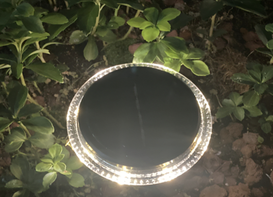 N6149-50 태양열 LED 원형 조명등 110mm IP68 방수 색상선택