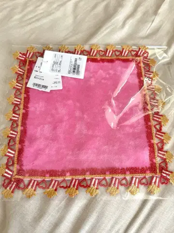 치카자와 레이스 UNITED ARROWS 감자 PINK 손수건 별주