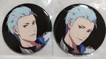 익명 배송 SideM 의상 전시회 캔뱃지 카즈노하 아메히코 2개