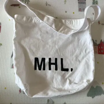 MHL. 로고 캔버스 숄더백