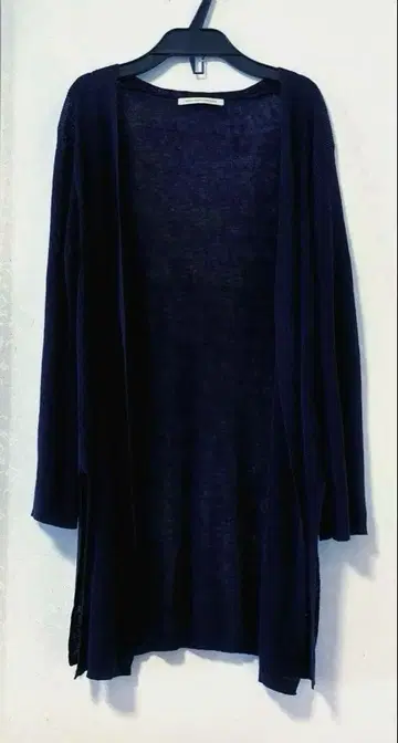 LUCA/LADY LUCK LUCA 린넨 100% 가디건 겉옷 네이비