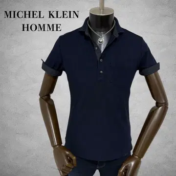 MICHEL KLEIN HOMME 반팔 피케 셔츠 네이비 계열 네이비 컬러 상의