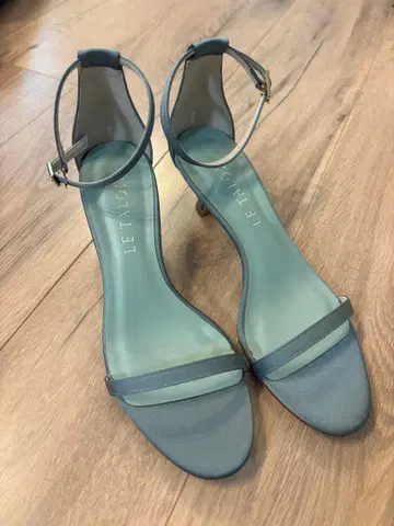 LE TALON 5cm 얇은 스트랩 샌들 그린 25cm