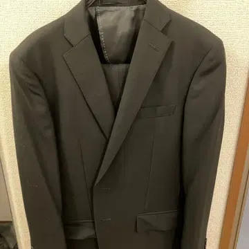 남성용 블랙 포멀 셋업 수트