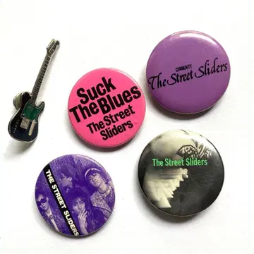 The Street Sliders 캔 & 핀 배지 5종 세트