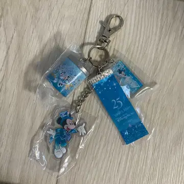 도쿄디즈니씨 25주년 캡슐 토이 키체인