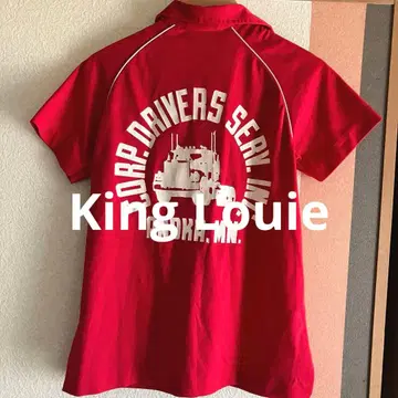 [분위기 발군] 70's King Louie 올 패턴 볼링 셔츠 USA제