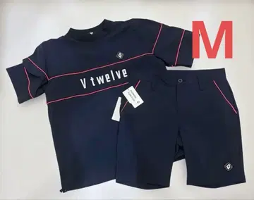 새상품 V12 골프웨어 셋업 네이비