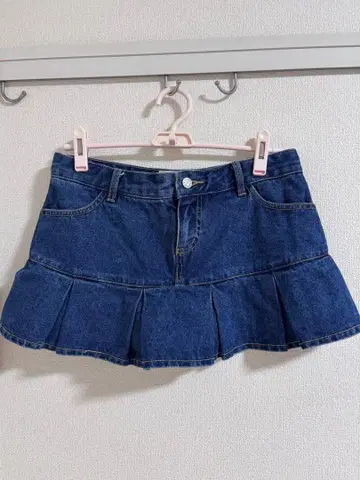 jouetie 데님 미니 치마바지