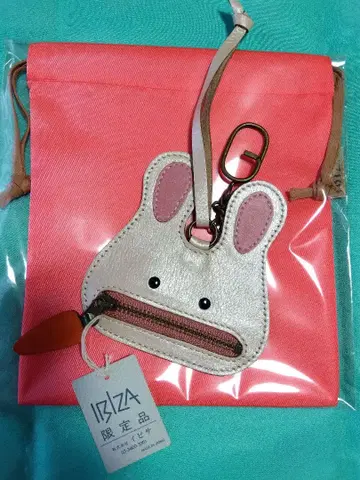 새상품 IBIZA 이비자 이비사 한정품 토끼 참 (코인 케이스)