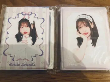 PiKi 행운권 사쿠라바 하루카 폴라로이드 파일 세트