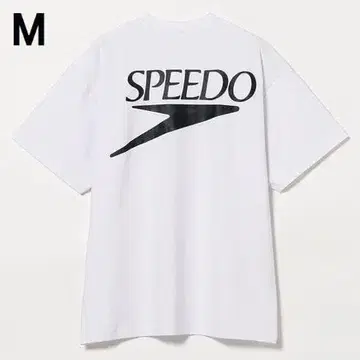 스피도 x 빔즈 로고 반팔 T셔츠 M 화이트x블랙워치
