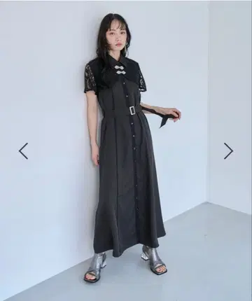 [ 미사용에 가까움 ] 자카드 차이나 볼레로 원피스 hare 하레