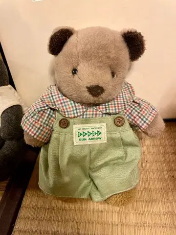SUN ARROW SANDY 곰 봉제 인형 쇼와 레트로