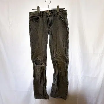 브랜드 청바지 여성용 컷오프 데님 팬츠 데미지 파랑 면
