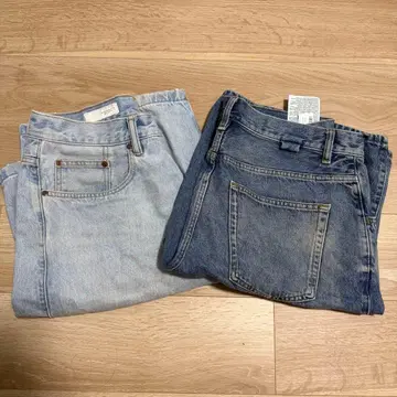 ZARA 남성용 데님 하프 팬츠 2세트