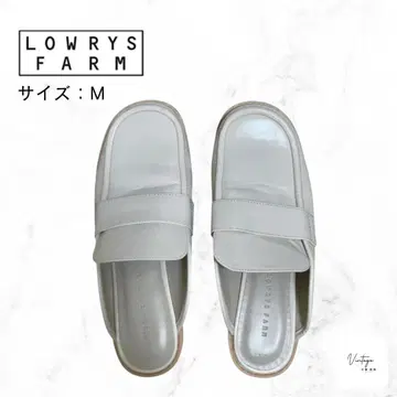 LOWRYS FARM 로퍼뮬 M 베이지 샌들