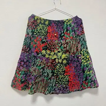 레어 marimekko 마리메꼬 쿠카메리 꽃의 바다 스커트 꽃무늬 북유럽