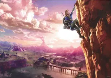 Nintendo 판매용 젤다의 전설 브레스 오브 더 와일드 B2 포스터