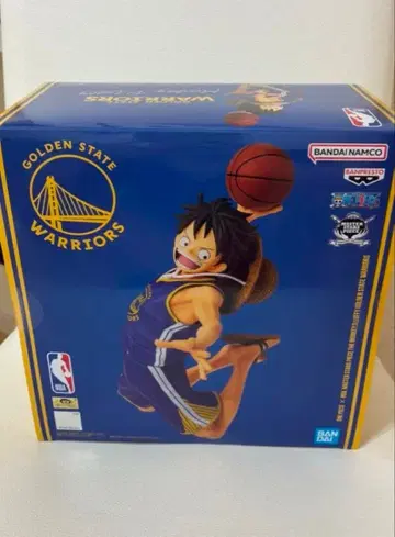 [미개봉 새상품] ONE PIECE x NBA 루피 피규어 워리어스