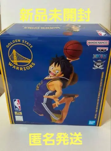 [미개봉 새상품] ONE PIECE x NBA 루피 피규어 워리어스