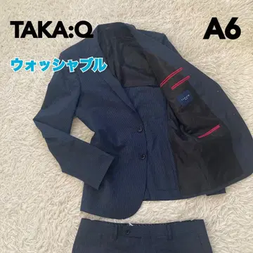 TAKA:Q 남성용 수트 A6 워셔블 네이비