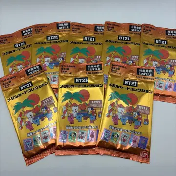 BT21 메탈 카드 컬렉션 8팩 세트