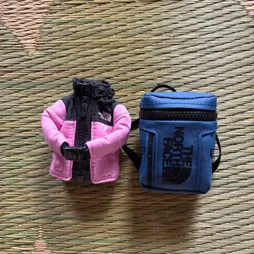 THE NORTH FACE 다운 자켓형 키링 에코백 세트