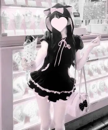 miko cat hoodie onepiece